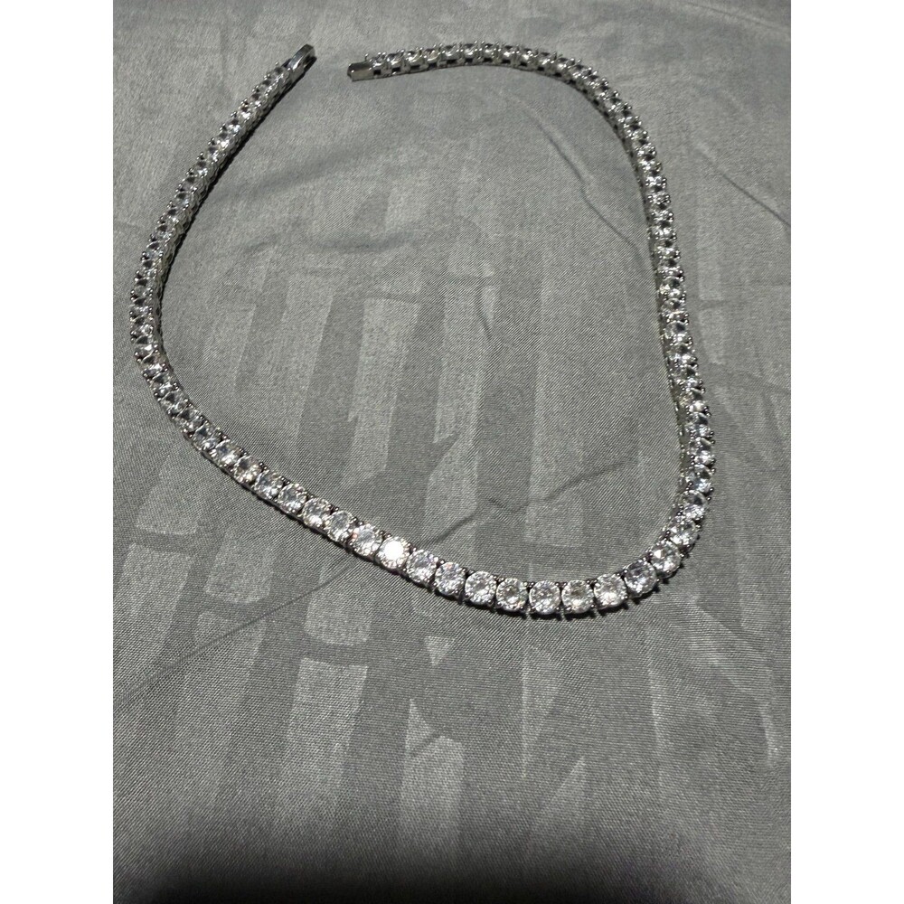Iced Out 5A Zircon 5mm Tennis Chain Necklace